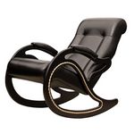 Кресло-качалка Dondolo-7, обивка: козжам коричневый.