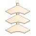 арт.53 - Комплект угловых полок (для навеса необходимот 3 комплекта арт.c.01.01)