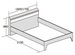 Кровать Палермо 1400 (спальное место 140х200 см., без решетки и матраса)