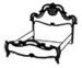 Кровать СГ-04 (спальное место 160х200 см.,без решетки и матраса) Шелкография