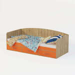 Детская кровать Милана-12, спальное место 80х190 см., без матраса.