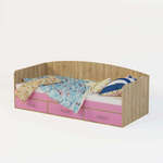 Детская кровать Милана-12, спальное место 80х190 см., без матраса.