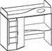 Кровать ИЧП 15-01М (арт. 8017-01) (без матраса и лестницы)