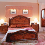 Мебель для спальни Дана (серия №4), композиция №1. Состав композиции: кровать, комод с зеркалом, тумбочка (2 шт).