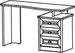 Стол туалетный 51.606.02 правый