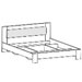 Кровать с мягким элементом АРТ 05.106, спальное место 160х200 см., без решетки и матраса. Цвет: венге