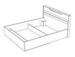 Кровать комби Юнона 1,6 (спальное место 160х200 см., без решетки и матраса), может комплектоваться по выбору ортопедическим основанием или основанием с подъемным механизмом.
