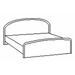 Кровать 100-2Л без решетки, спальное место 160х200 см.