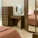Композиция мебели для спальни "Матрица", цвет - орех сондрио.