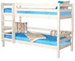 Кровать Соня (вариант-9) двухъярусная с прямой лестницей, спальное место: 80х190 см., без матраса. Пакеты (1х2,2х2,3х2,4,10,16х2)