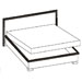 Кровать-1 с подъемным механизмом (дно ящика лежит на полу) спальное место 160х200 см., без матраса