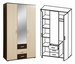 Шкаф комбинированный Болеро 06.294 (шкаф 2-х дверный с зеркалом и ящиками, широкий)