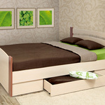 Кровать Олимп 140х200 (спальное место 14х200 см., без матраса), с ящиком.