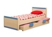 Лайф-4 Кровать одинарная. Комплектация: выдвижной ящик для белья. Спальное место 80х190 см., без матраса.