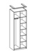 Шкаф для одежды две двери 06.55
