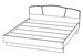 Кровать двойная без зеркала 06.02.-02 (спальное место 160х200 см.)