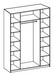 Шкаф для одежды 4-х дверный Моника 06.39 (корпус без фасадов)