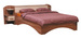 Кровать двойная Орхидея-3, спальное место 160х200 см., без матраса. В комплекте с прикроватными тумбами.