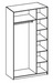 Шкаф для одежды 3-х дверный 06.56 (корпус без фасадов)