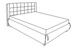 Кровать Ника 1600 c механизмом подъема (спальное место 160х200 см., без матраса) кожзамы Egoist (Союз-М)