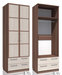 Шкаф комбинированный с ящиками Рива-2 НМ 013.02-03