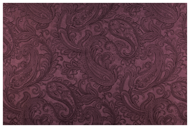 Микровелюр Supreme Paisley berry (Арбен)