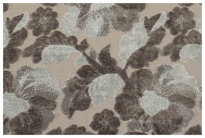 Шинил на жаккарде Clarity Flora LE dove (Арбен)
