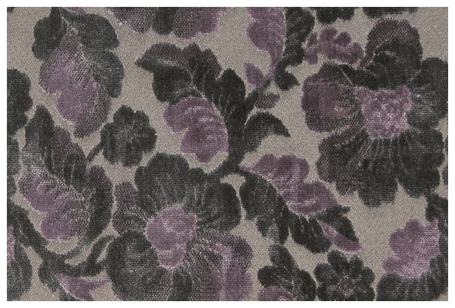 Шинил на жаккарде Clarity Flora LE violet (Арбен)