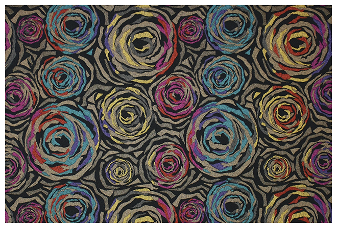 Жаккард Groning Rose LE peacock (Арбен)
