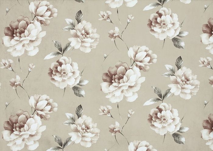 Микрофибра Furor flower beige (Аметист)