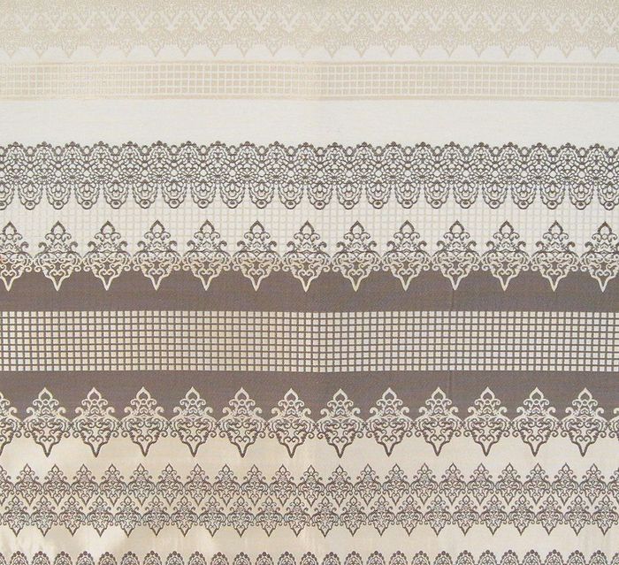 Шинил на жаккарде Sari cream (Аметист)