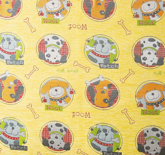 Шинил Kids dogs yellow (Аметист)