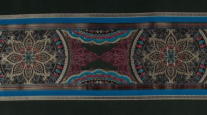 Жаккард Fortune stripe smoky diamond (Аметист)