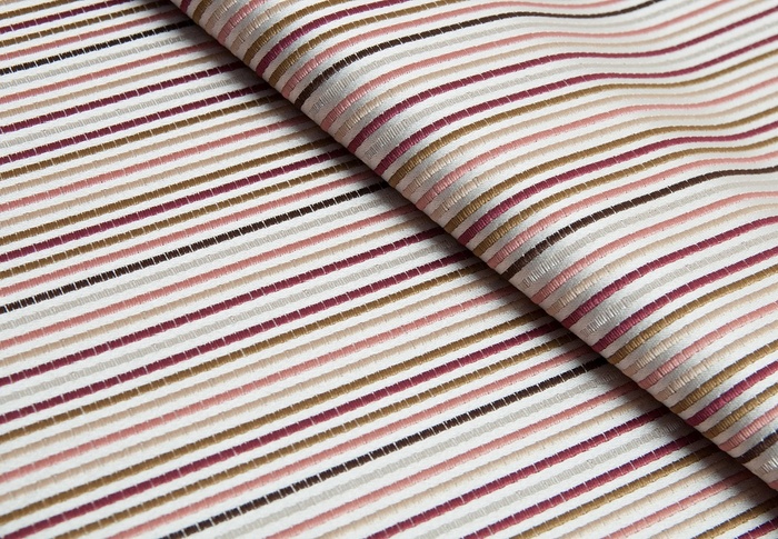 Жаккард Mirabell stripe white garden (Аметист)